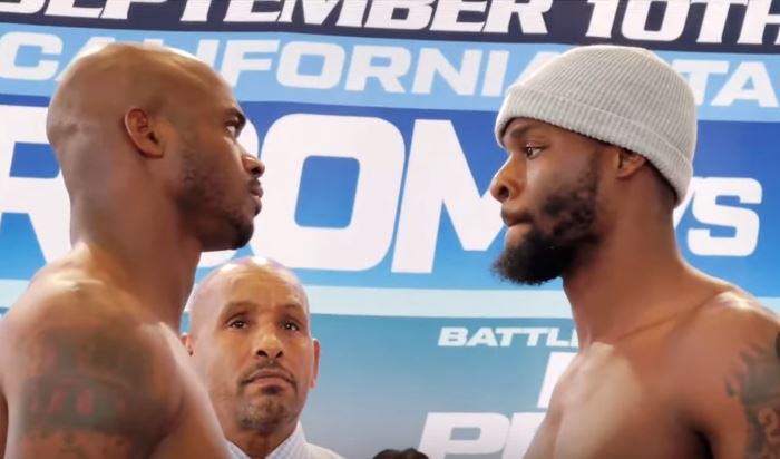 Adrian Peterson vs Le’veon Bell Fight Weigh in Face off