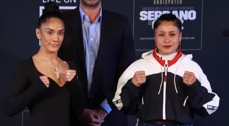AMANDA SERRANO VS ERIKA CRUZ womens undisputed featherweight championship presser 2023