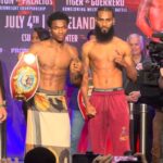 Abdullah Mason vs Albert Bell weigh in at Cleveland Ohio