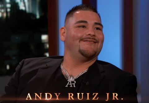 Champ Andy Ruiz Kimmel Live