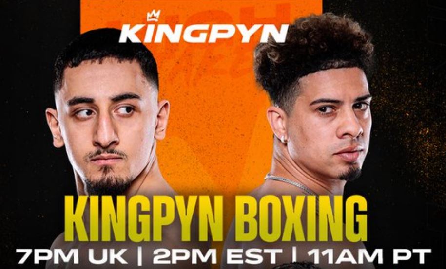 AnesonGib vs Austin McBroom rematch boxing poster April 22 2023