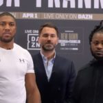 Anthony Joshua vs. Jermaine Franklin fight announcement press conference 2023