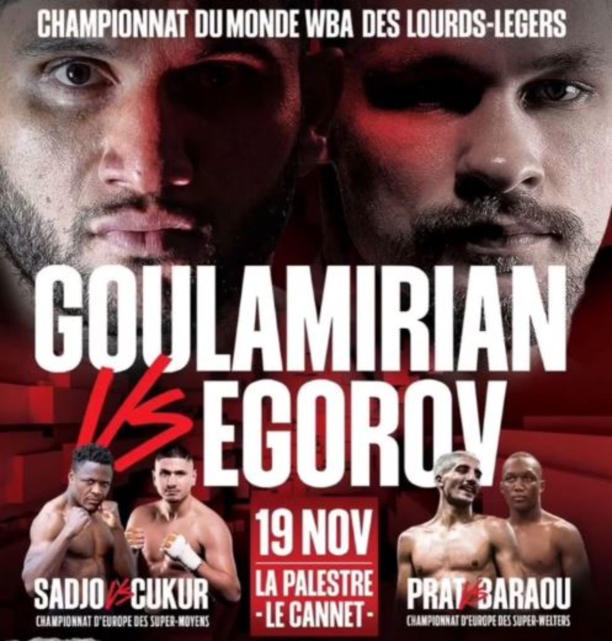 Arsen Goulamirian vs Aleksei Egorov Fight Stream Live on Fight Counter