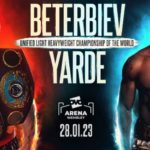 Artur Beterbiev vs Anthony Yarde boxing championship poster
