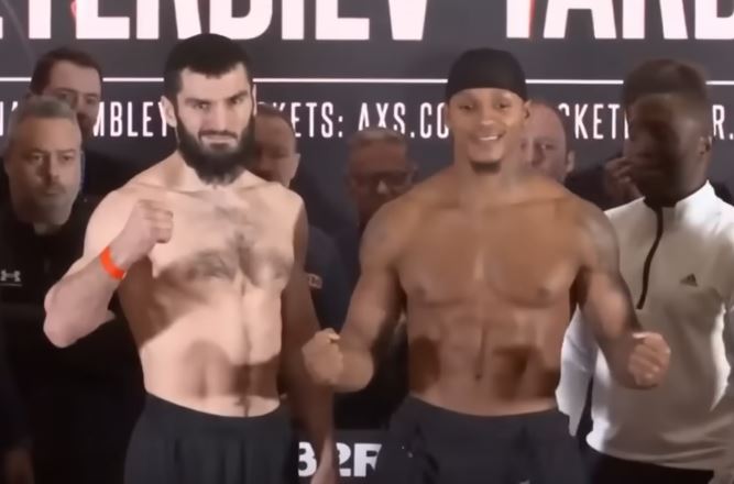 Artur Beterbiev vs. Anthony Yarde weigh in photo