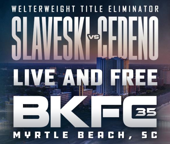 bare knuckle fighting championship 35 poster January 27 2023