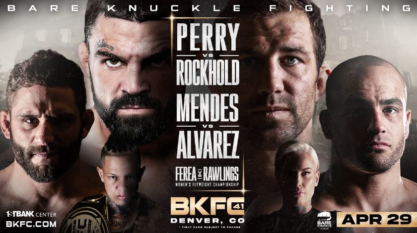 BKFC 41 Mike Perry vs Luke Rockhold Bare Knuckle boxing April 29 2023