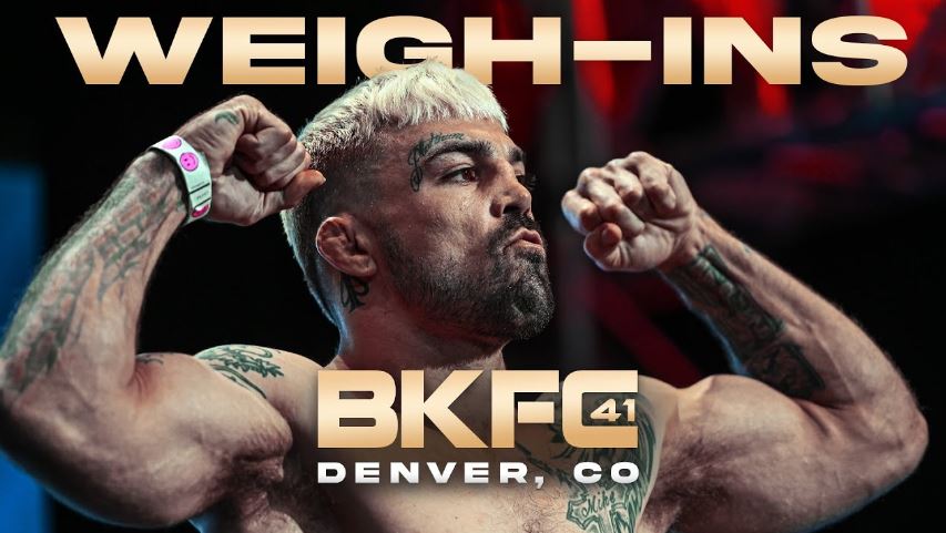 BKFC 41 Mike Perry - Luke Rockhold weigh in live