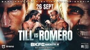 Bare Knuckle Fighting Championship Poster For Till vs Romero