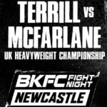 BKFC fight night poster Mick Terrill vs Jay McFarlane