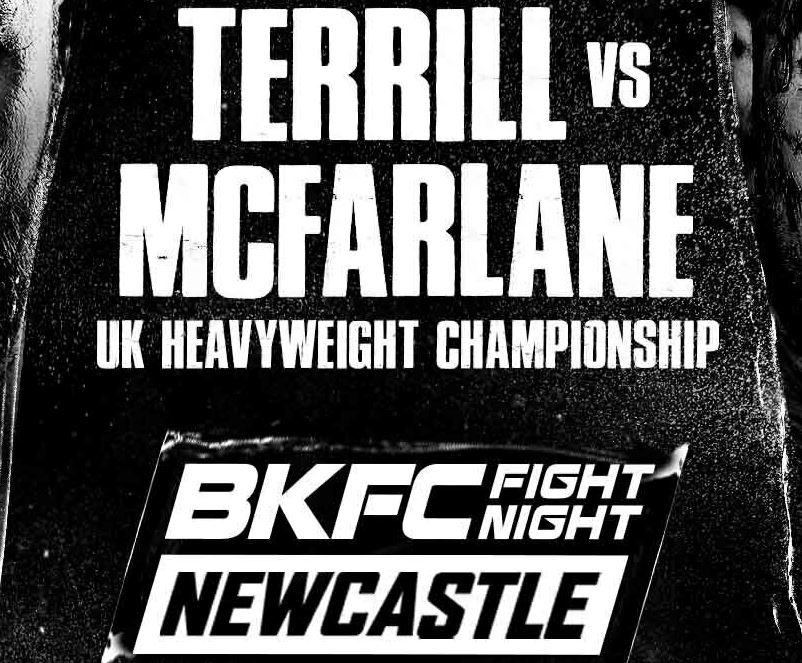 BKFC fight night poster Mick Terrill vs Jay McFarlane