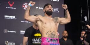 Bare knuckle boxer Platinum Mike Perry