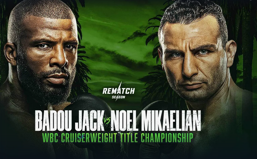 Badou Jack vs Noel Mikaelian 2 poster