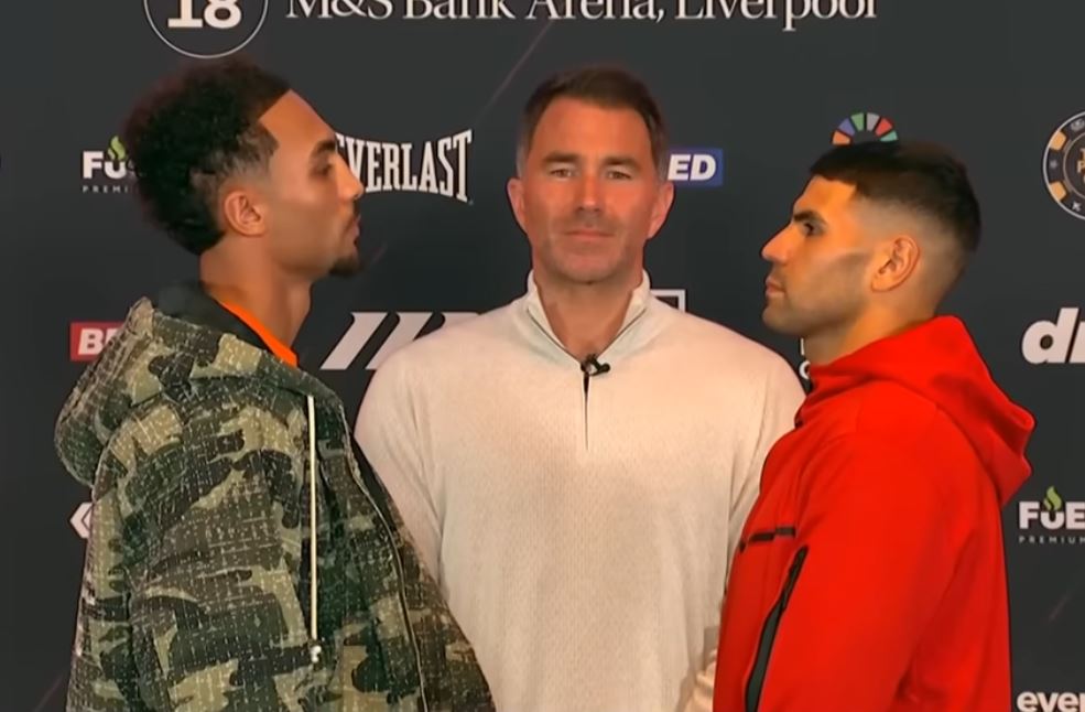 Ben Whittaker vs. Braian Suarez final press conference staredown