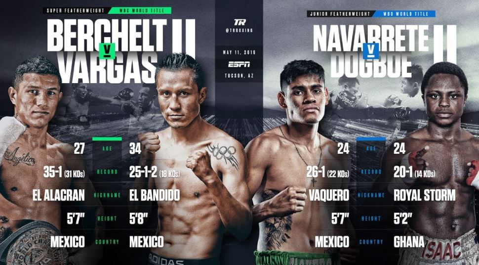 miguel berchelt vs francisco vargas Dogboe Navarrete poster