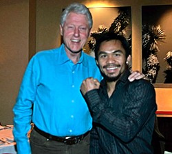 BillClintonand Manny Pacquiao