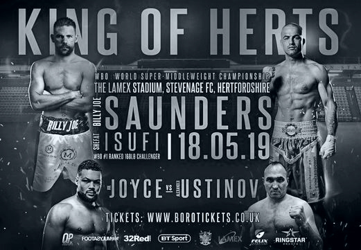 Billy Joe Saunders vs Sufi Poster