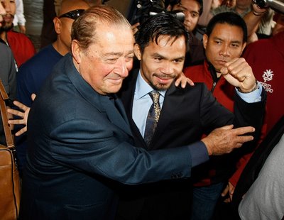 Bob Arum with Pacquiao