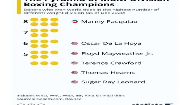 List of multiple division boxing champions
