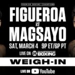 Brandon Figueroa vs Mark Magsayo Weigh in live