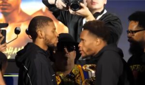 Brian Norman vs Devin Haney face off