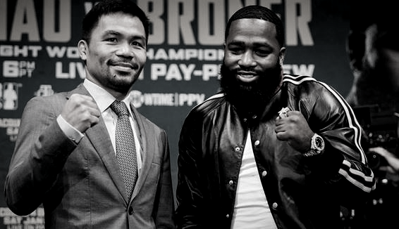 Manny Pacquiao Adrien Broner NY photo