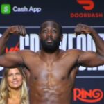 Terence Crawford weigh in for Canelo fight