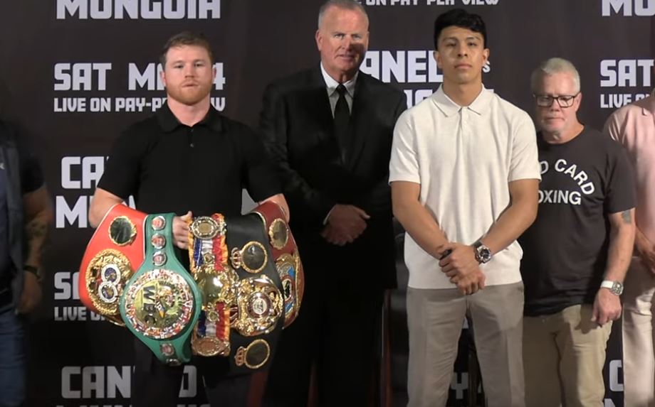 CANELO ALVAREZ vs JAIME MUNGUIA side by side