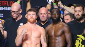 Canelo vs Crawford fight weigh in