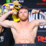 Canelo Alvarez vs Terence Crawford weigh in
