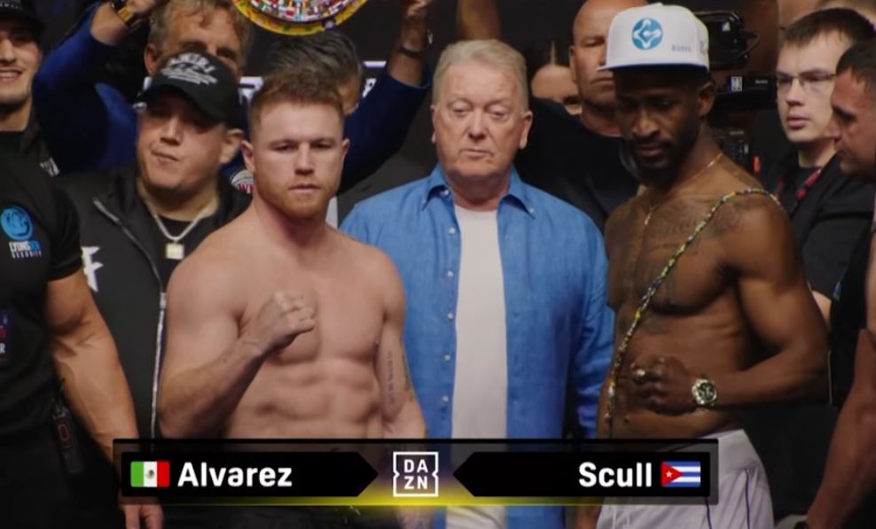 Canelo Alvarez vs William Scull fight weigh in