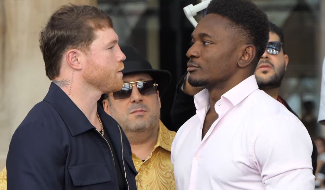 Canelo Alvarez vs Christian Mbilli Giza Presser
