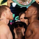 Canelo and Mbilli face to face at final weigh in