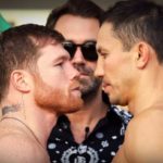 Canelo Alvarez vs Gennady GGG Golovkin Weigh in Face Off