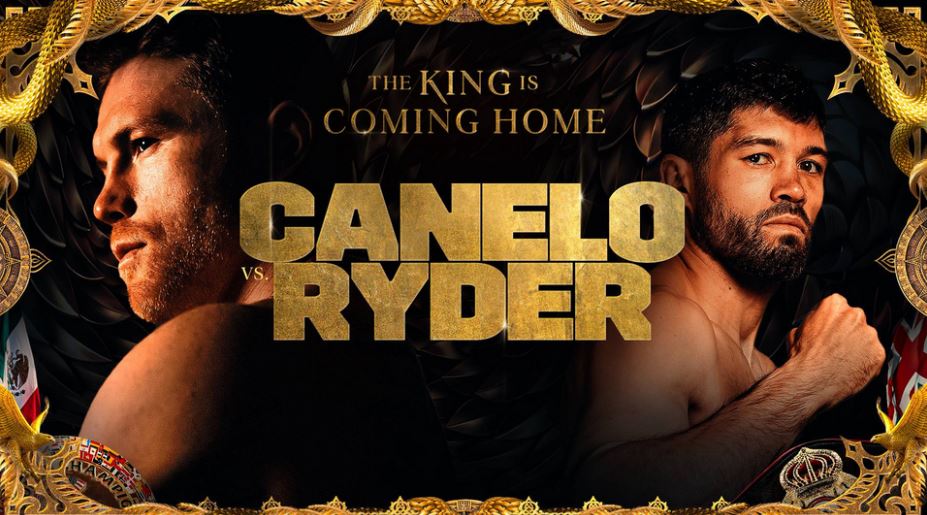 Saul Canelo Alvarez vs John Ryder May 6 cinco de mayo