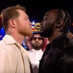Canelo Alvarez vs Terence Crawford face off
