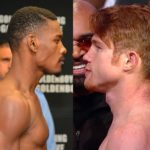 Danny Jacobs Canelo Alvarez stare down