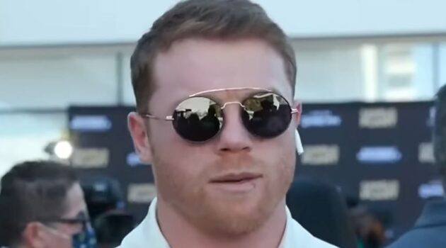 Canelo Alvarez black shades