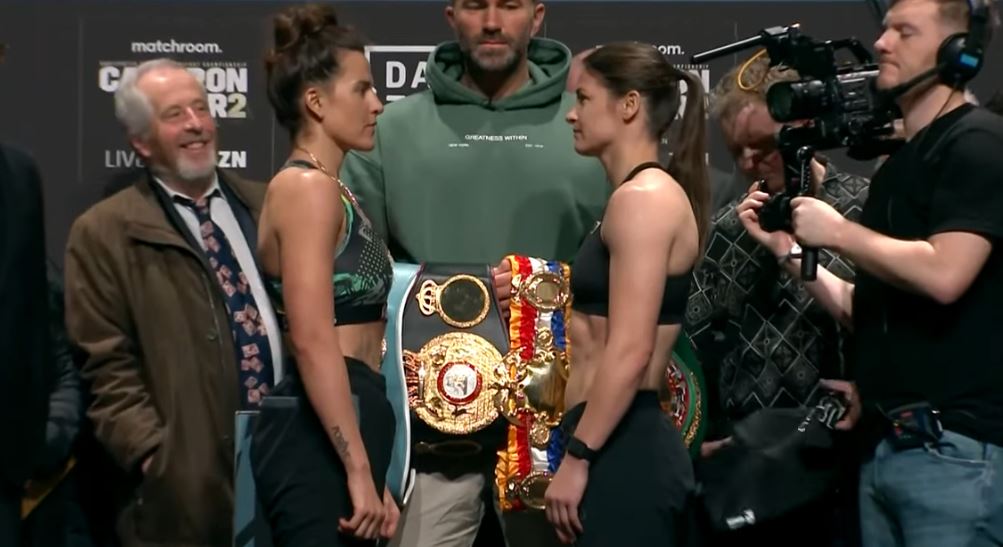 Chantelle Cameron Vs Katie Taylor 2 Rematch Weigh in