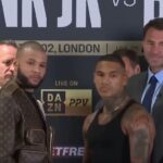 Chris Eubank and Conor Benn presser facdf