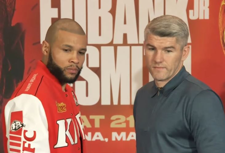 Chris Eubank Jr vs Liam Smith press conference fight