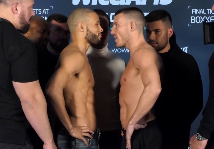 Chris Eubank Jr and Liam Williams Weigh in