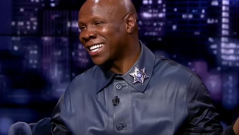 Boxing legend Chris Eubank Sr smiling