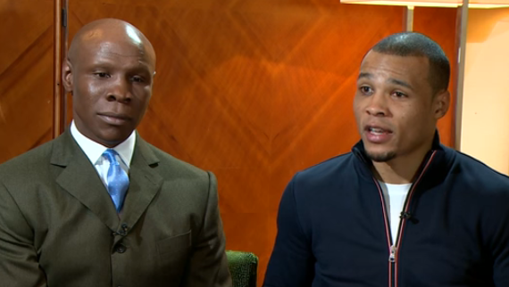 Chris Eubank Sr with son