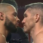 Chris Eubank Jr vs Liam Smith weigh in face off