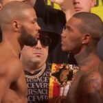 Chris Eubank vs Conor Benn 2 weigh in photo