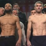 Chris Eubank Jr vs Liam Smith weigh in 2023