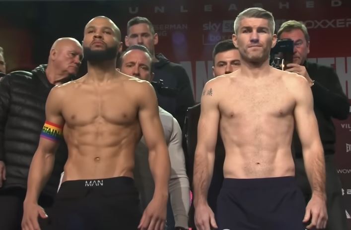 Chris Eubank Jr vs Liam Smith weigh in 2023