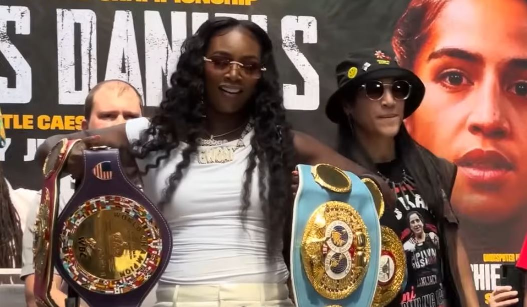 Claressa Shields vs Lani Daniels side by side photo