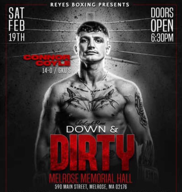 Conor Coyle vs Rodrigo Lopes fight poster